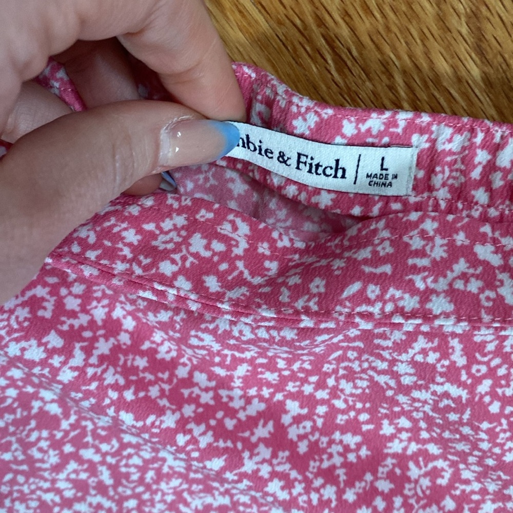 Abercrombie & Fitch Pink Patterned Skirt Set - Picture 5 of 8